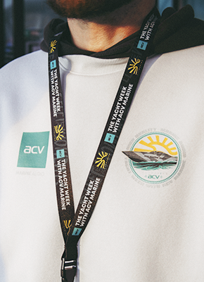 Badge ribbon 20mm ACV Marine 2025 (black)