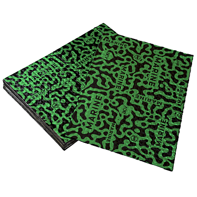 Fire-resistant vibration damping material