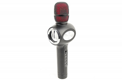 Karaoke microphone with bluetooth speaker