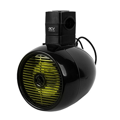 6.5” 2-Way WakeBoard Tower Speaker System with Adjustable RGB Lighting