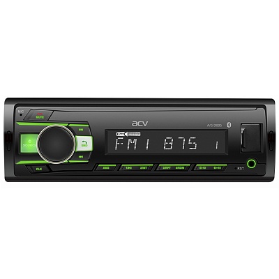 Car receiver with Bluetooth, support for ACV RC and ACV Control, green backlight