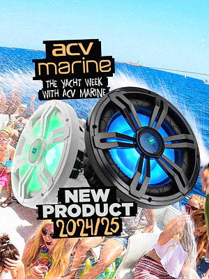 Subwoofer 12" (300mm) with Adjustable RGB Lighting for Marine Transport