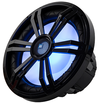 Subwoofer 12" (300mm) with Adjustable RGB Lighting for Marine Transport