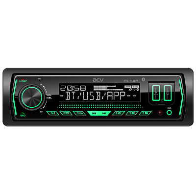 Car Receiver with BLUETOOTH, USB, Adjustable Backlight
