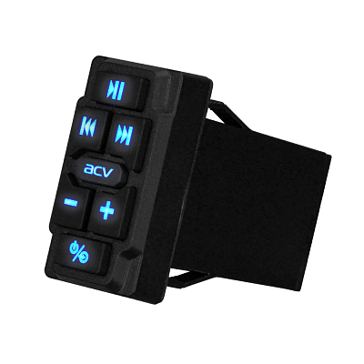 Universal waterproof Bluetooth Audio receiver with control buttons