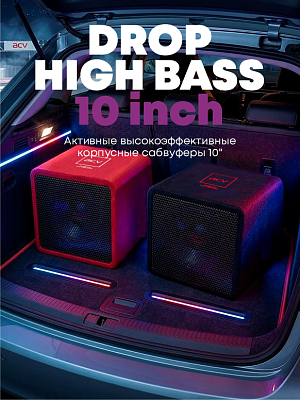 Active subwoofer 10" 2200 W