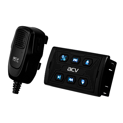 Universal waterproof Bluetooth Audio receiver with controls and the wired microphone