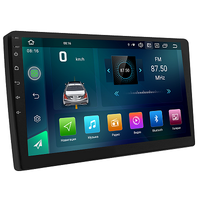 Car multimedia system on Android 11 with Apple Carplay and Android Auto and 4G LTE and 9-inch IPS display
