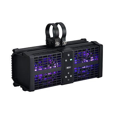 Powered Weatherproof Soundbar with Bluetooth and LED backlight 11-inch (28-cm)